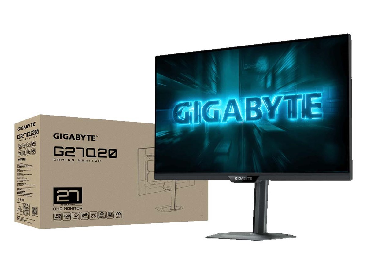 GIGABYTE、200Hz/0.5msに対応した27型QHDゲーミングモニター「G27Q20