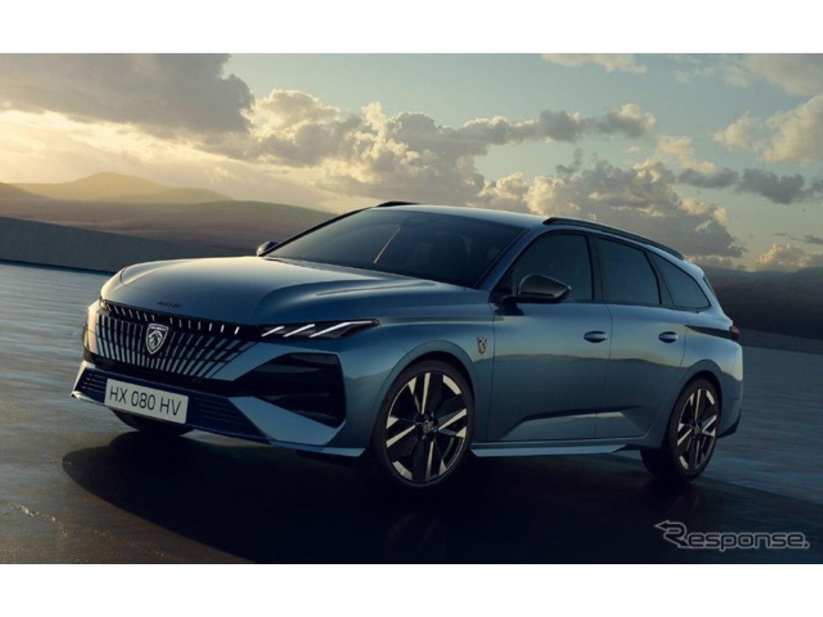 プジョー『308 SW』に「GTハイブリッド」、「インガロブルー」初採用 