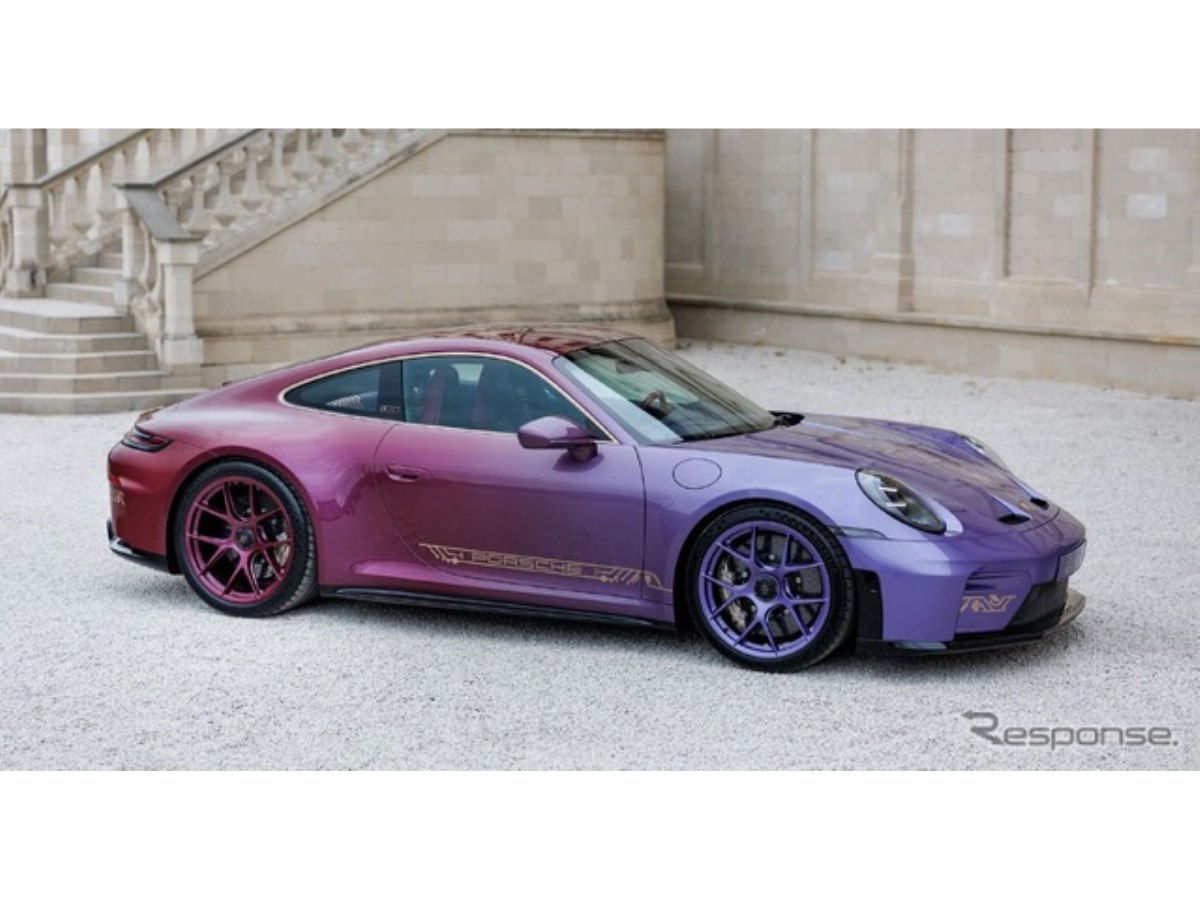 ポルシェステンシル額 ポルシェ 911 GT3、「Sonderwunsch」でカスタム…ブドウの熟成段階に