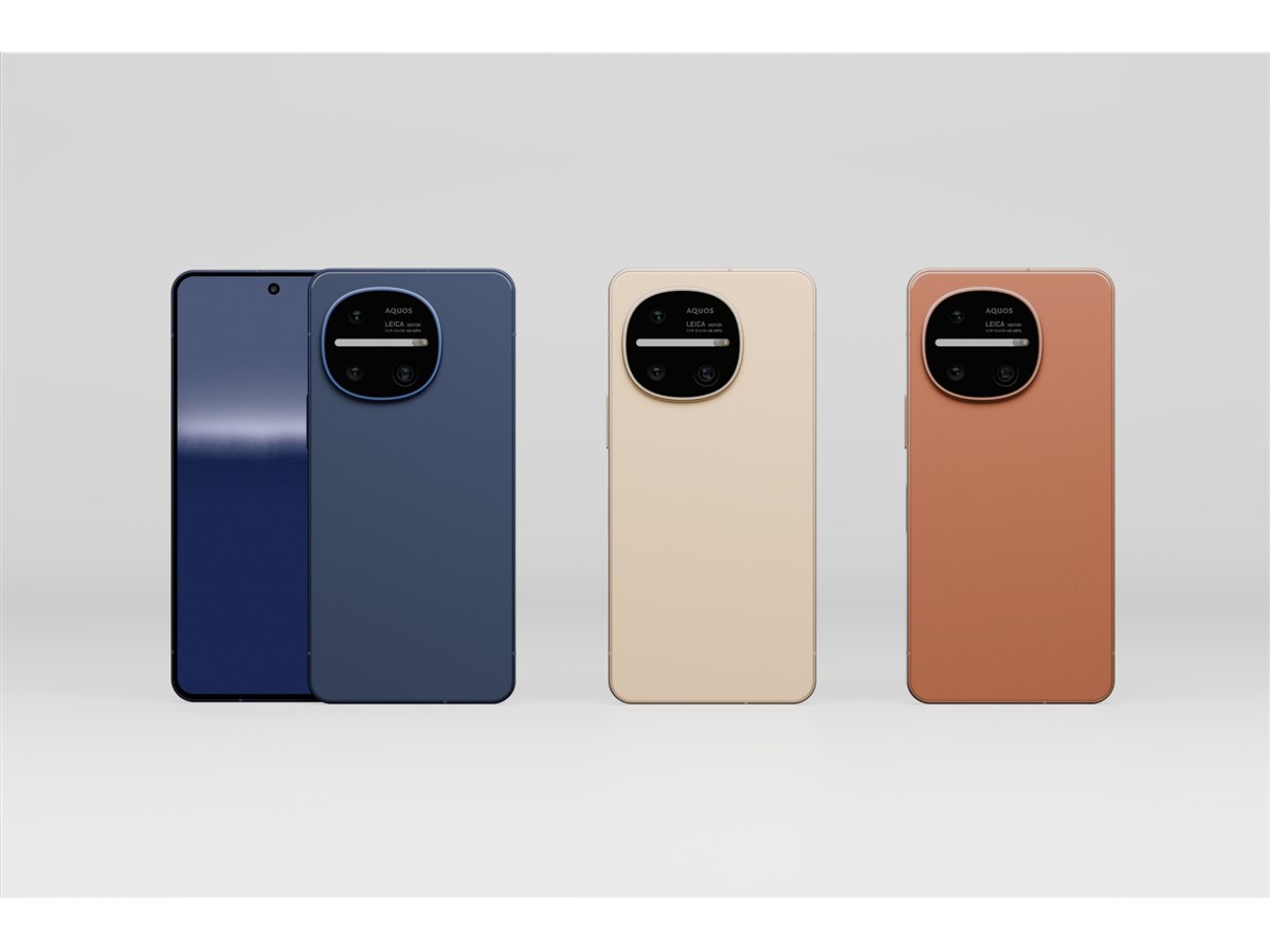 シャープ、ライカ監修トリプルカメラを搭載したハイエンドスマホ