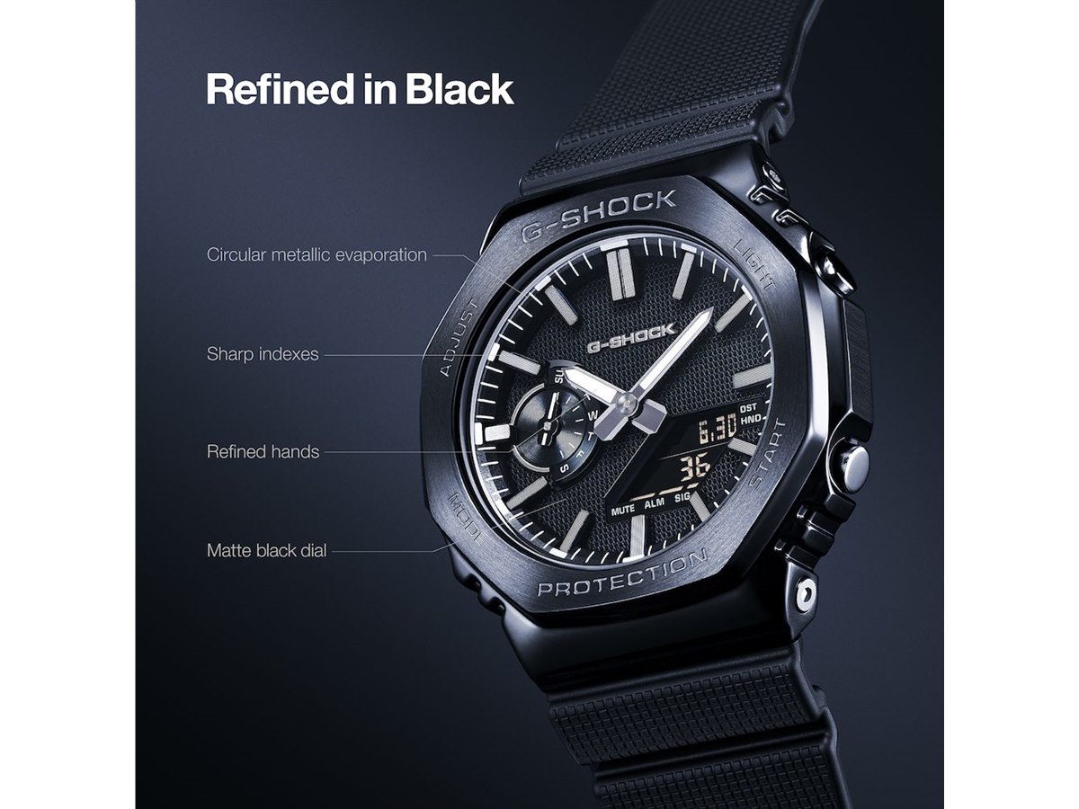 カシオ、G-SHOCK「2100」の上品な黒モデル「LUXE BLACK」 - 価格.com