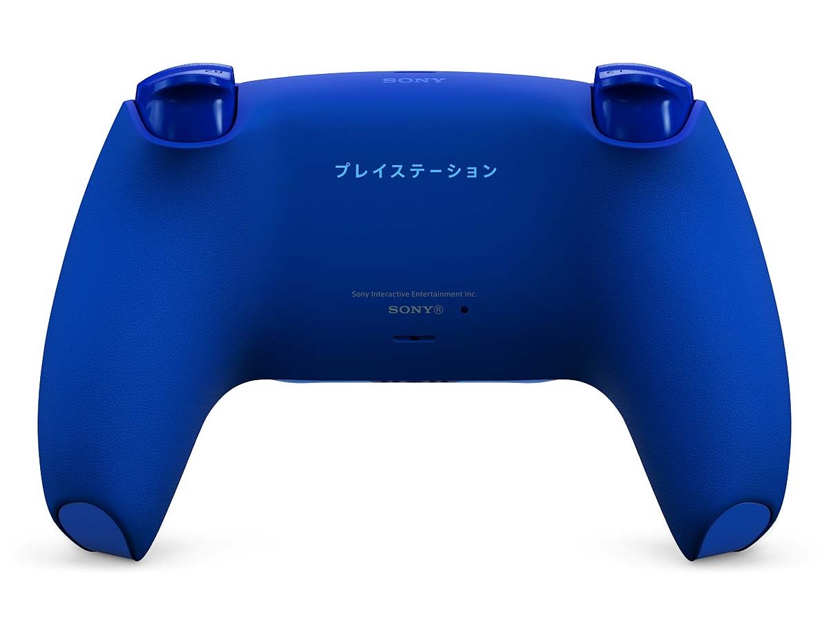 新品 PS5Pro付属 DualSense ワイヤレスコントローラー SIE、背面に「プレイステーション」の文字がデザインされたPS5用限定