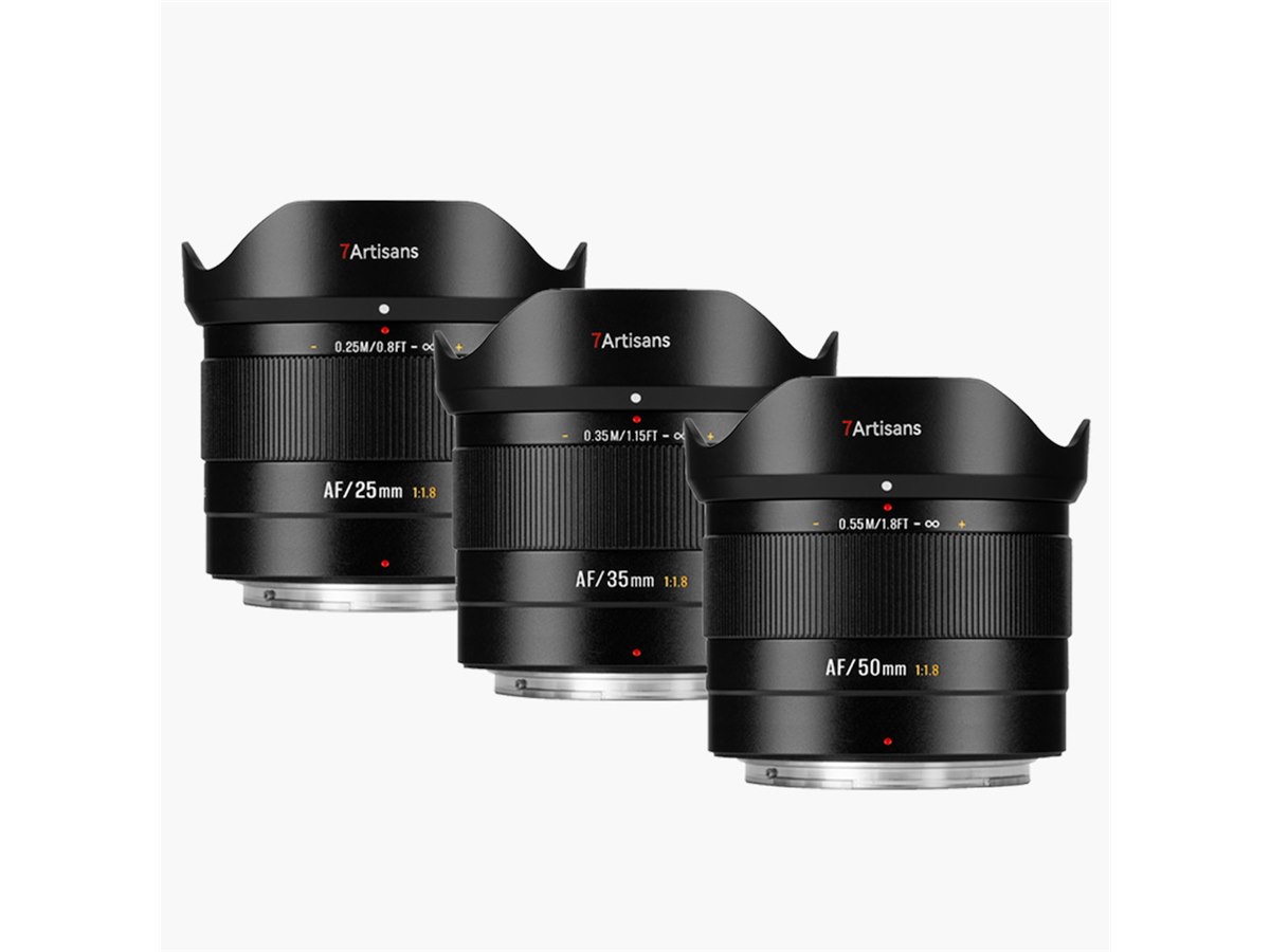 七工匠、AFに対応したZマウント用の大口径レンズ「25mm F1.8 AF