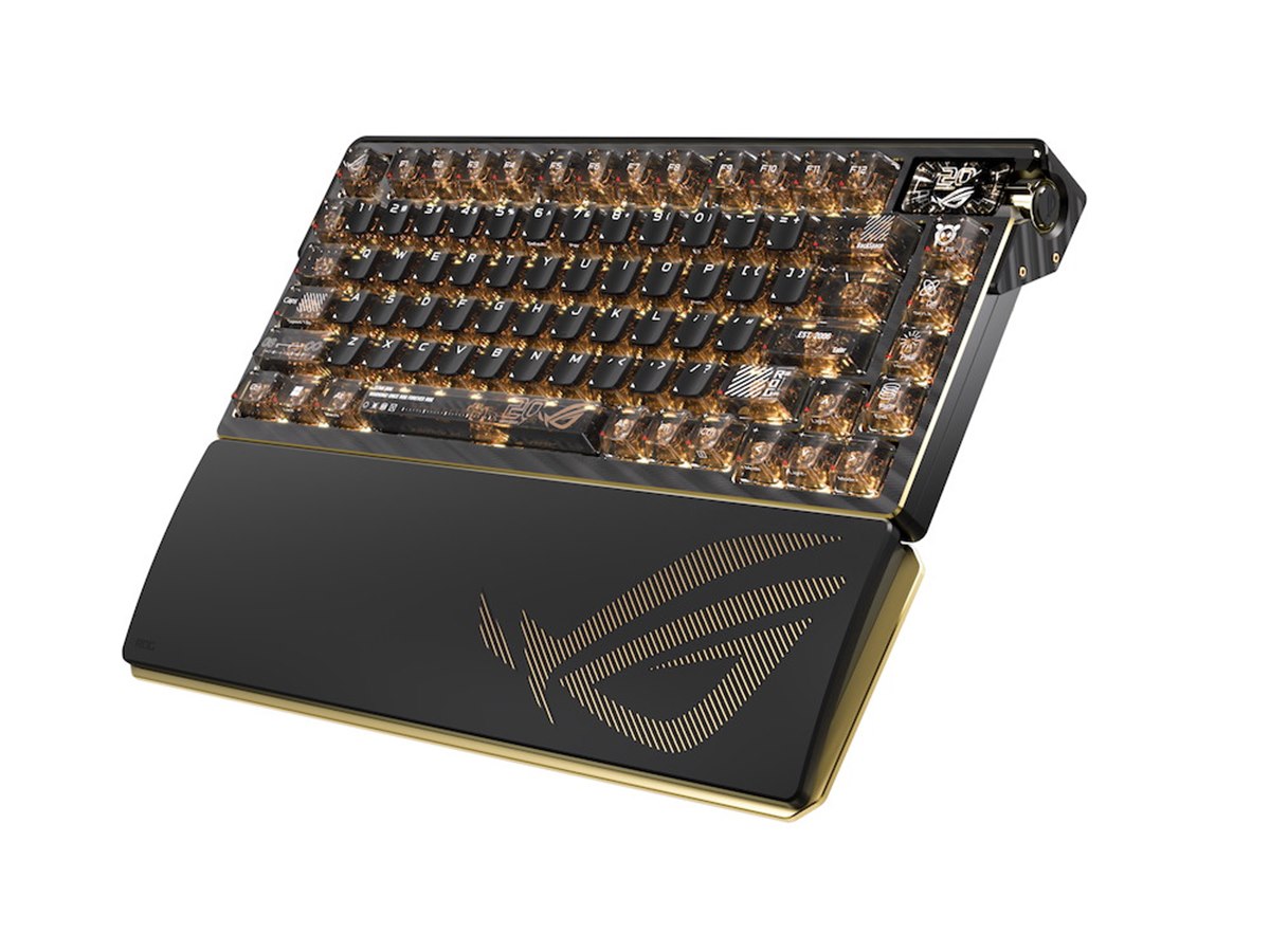 ASUS、20周年記念の限定ゲーミングキーボード「ROG Azoth Extreme