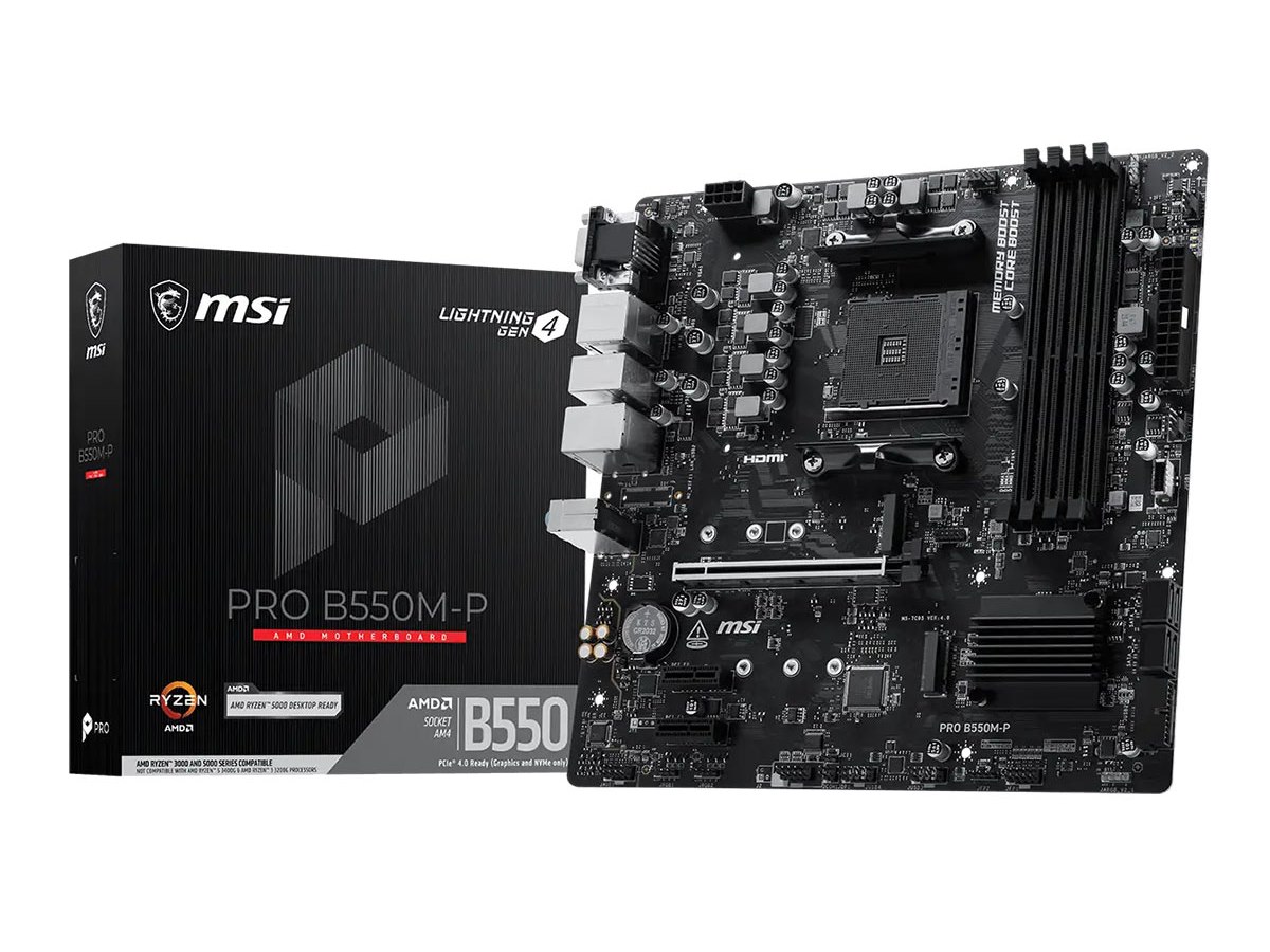 MSI、DDR4メモリーに対応した「AMD B550」を搭載するMicroATX