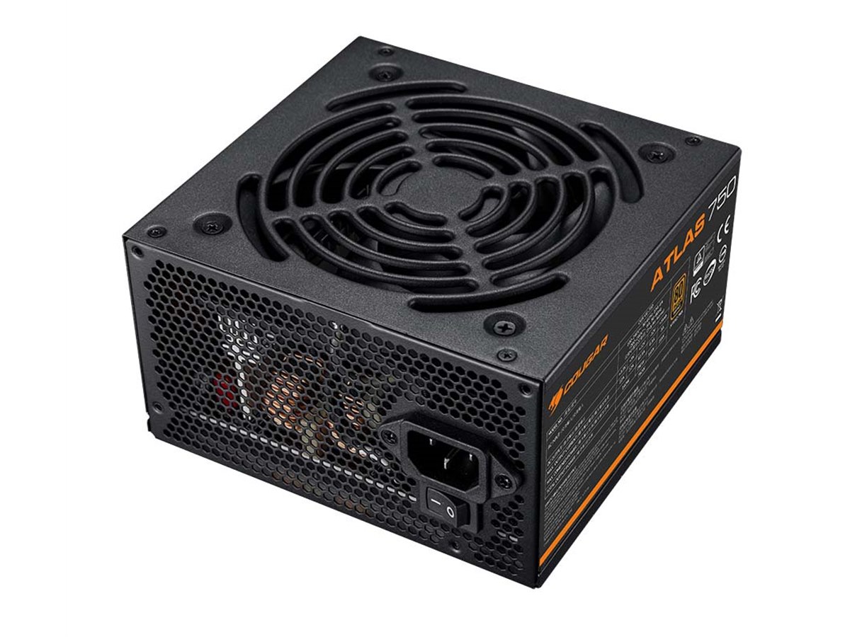 COUGAR、奥行140mmのショート設計を採用した750W電源ユニット「ATLAS