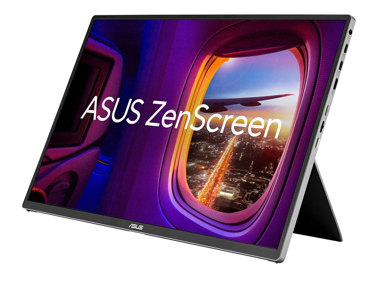 ASUS、16型有機ELのポータブルモニター「ZenScreen OLED MQ16FC