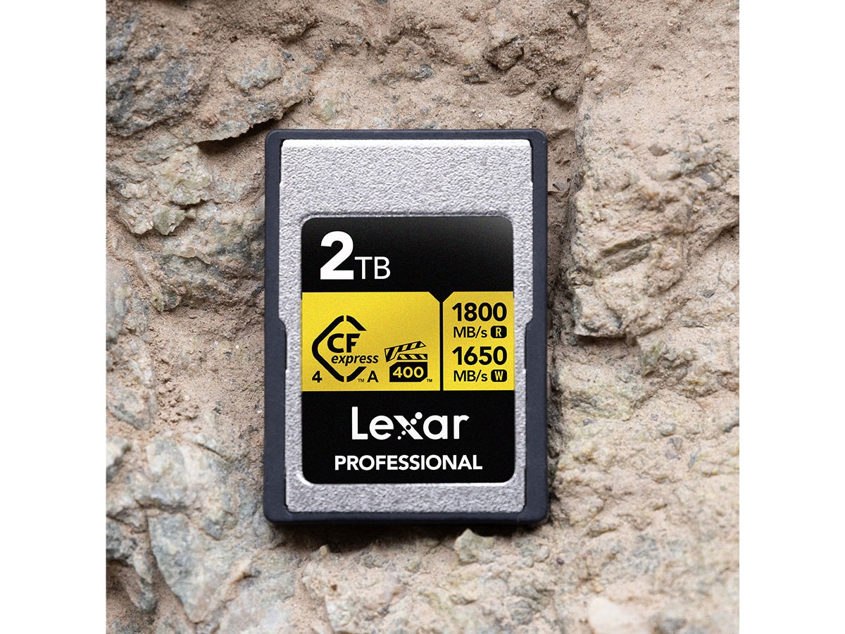 Lexar、CFexpress 4.0 Type Aカード「Professional GOLD