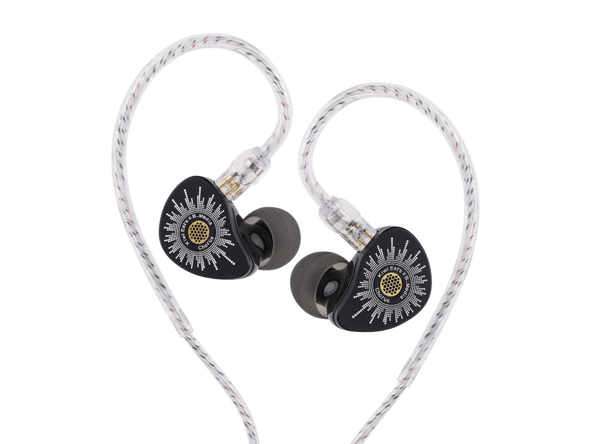 【まめぴょい工房】有線イヤホン Kiwi Ears、B_Mediaコラボレーションの有線イヤホン「B_Media: Chorus