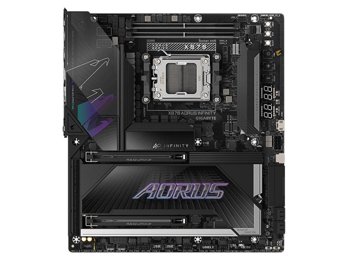 GIGABYTE、創設40周年記念のOC向けE-ATXマザーボード「X870 AORUS