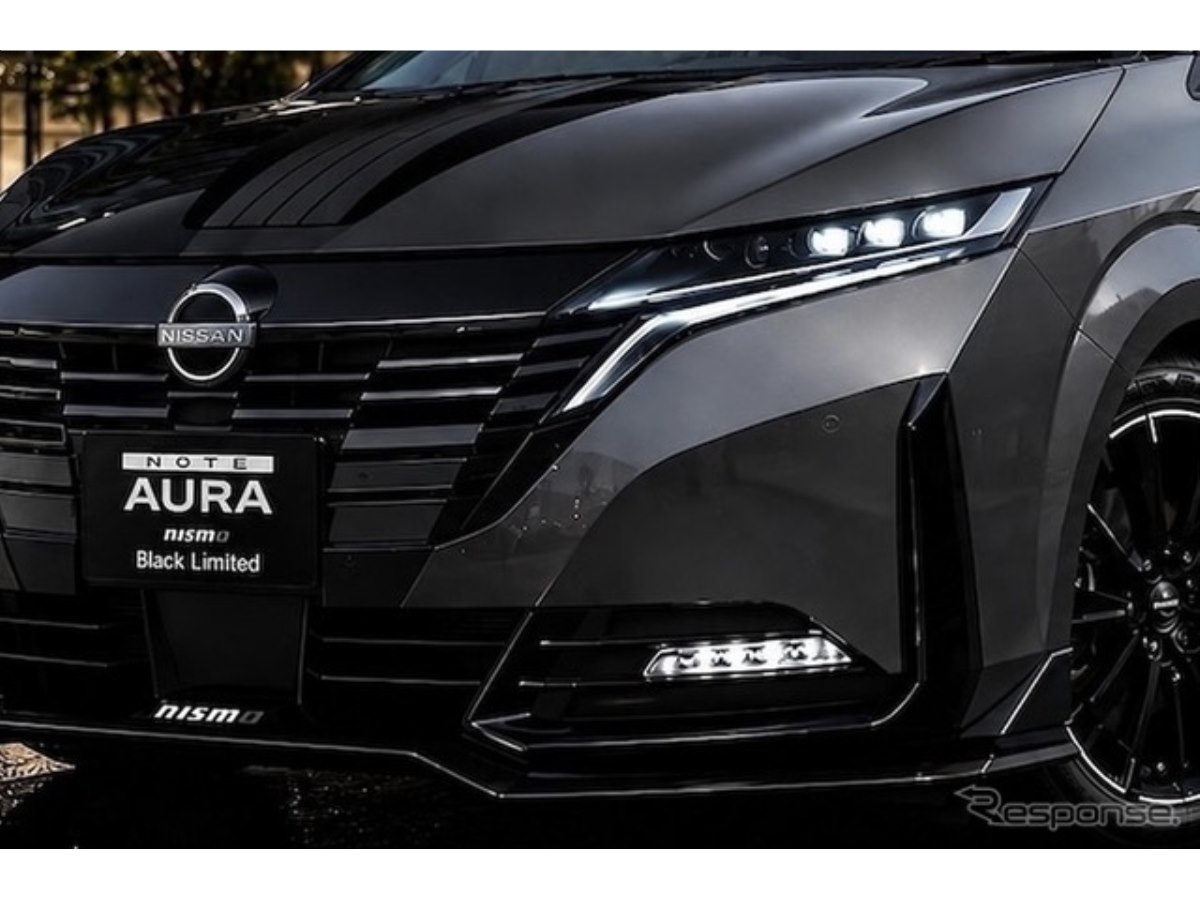 日産『ノートオーラNISMO』8月改良か、ブラック仕様追加の可能性