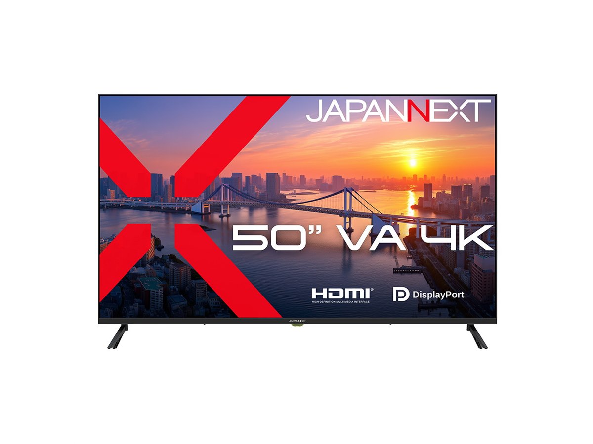 JAPANNEXT、4K解像度対応の50型VA液晶モニター「JN-V50U」 - 価格.com