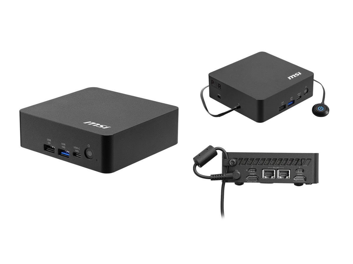 MSI、「Core Ultra 5 322」を搭載した手のひらサイズPC「Cubi NUC AI+