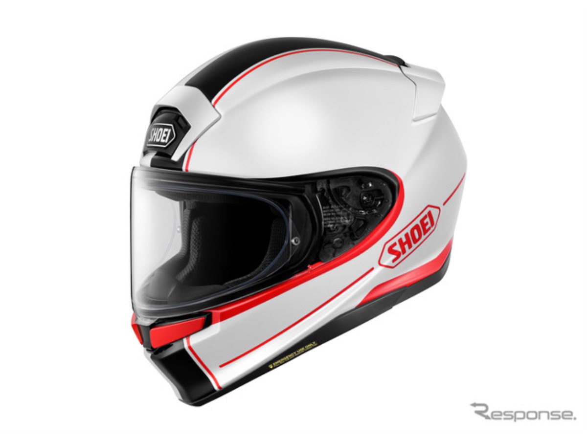 【大幅値下げ！】SHOEI フルフェイスヘルメットB+COM PLAY付き SHOEIのピュアスポーツフルフェイス『Z-9』に新グラフィック「バーン