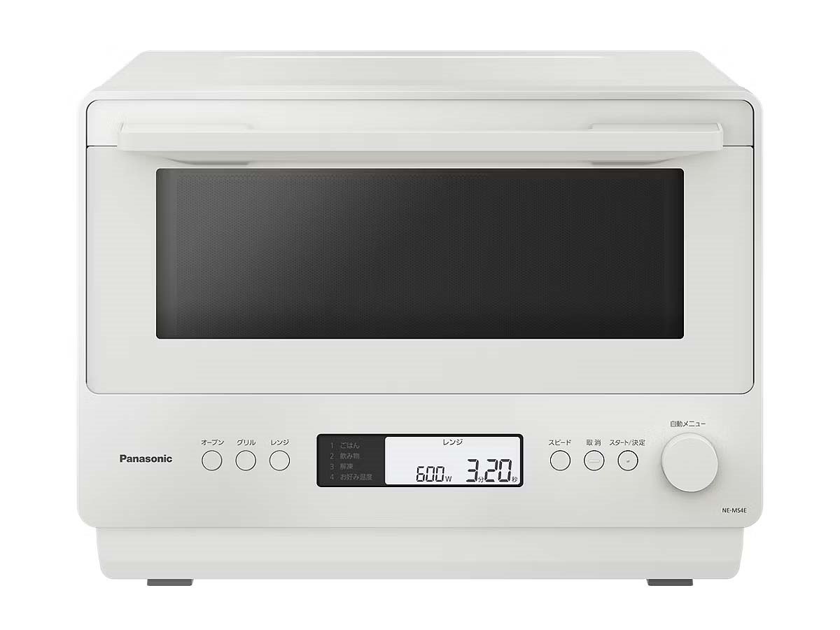 Panasonic オーブンレンジ NE-MS23E4 パナソニック、手入れしやすいフラット天面のオーブンレンジ「NE-MS4E
