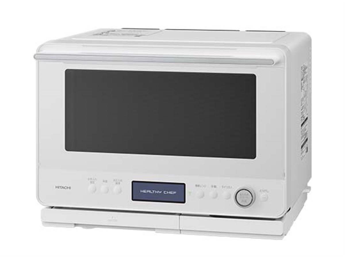 日立、Wスキャン搭載の過熱水蒸気オーブンレンジ「ヘルシーシェフ MRO