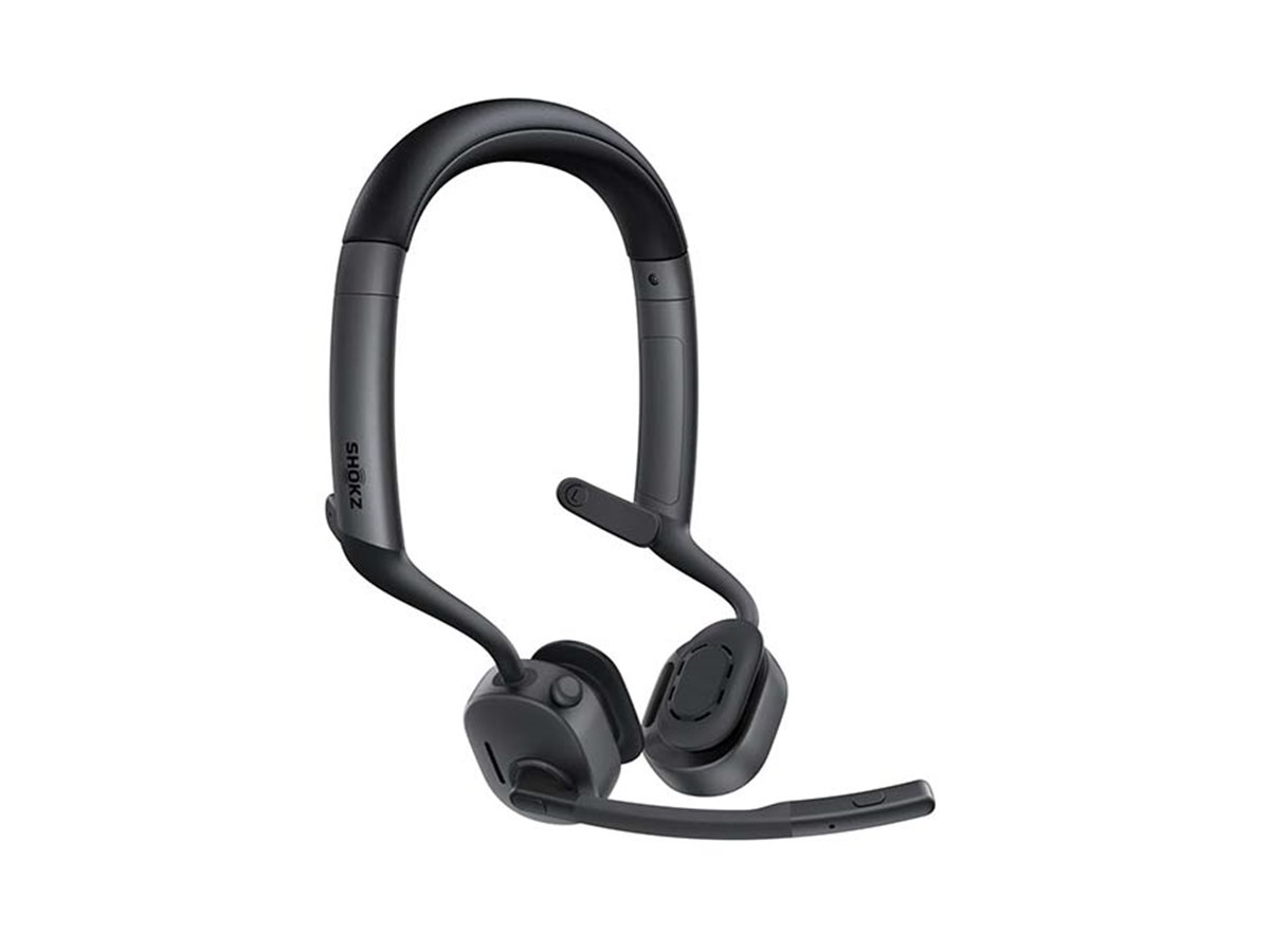 Shokz、オープンイヤー設計を採用したワイヤレス骨伝導ヘッドセット