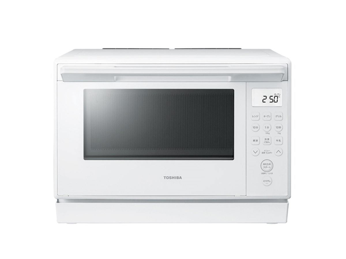 東芝、ワイド＆フラット庫内を採用した角皿式スチームオーブンレンジ