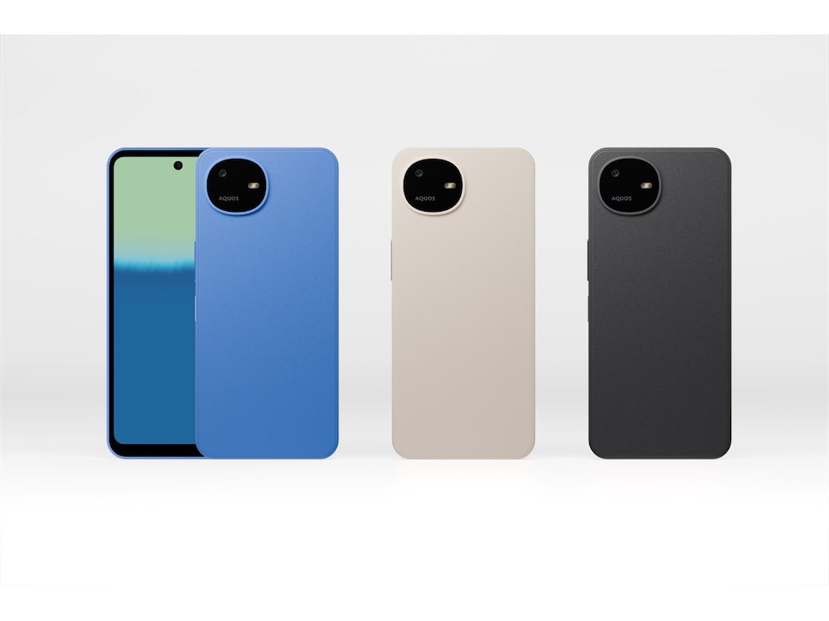 シャープ、薄さと曲げに対する強度を両立したスマートフォン「AQUOS