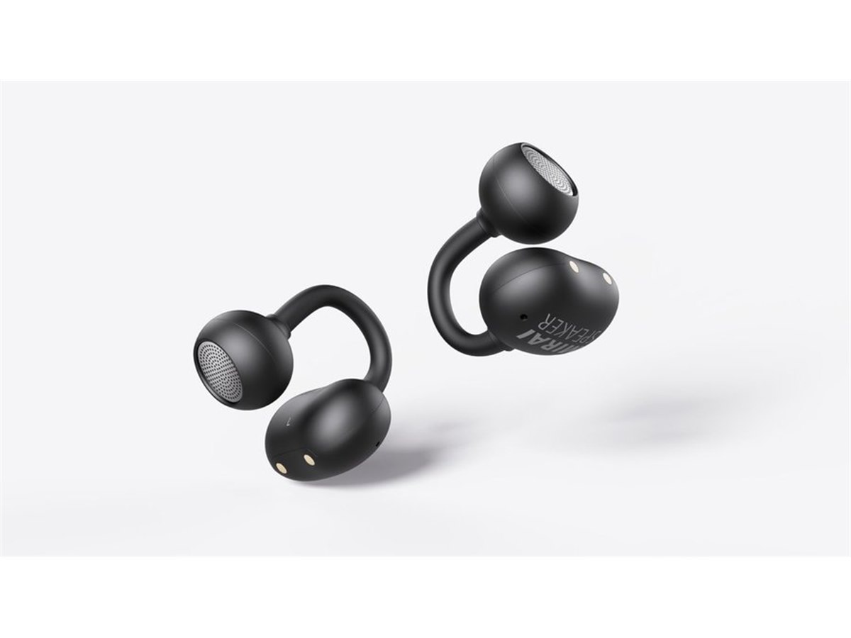 MIRAI SPEAKER Ear ミライスピーカーイヤー ミライスピーカー、耳をふさがないイヤカフ型集音器「ミライスピーカー
