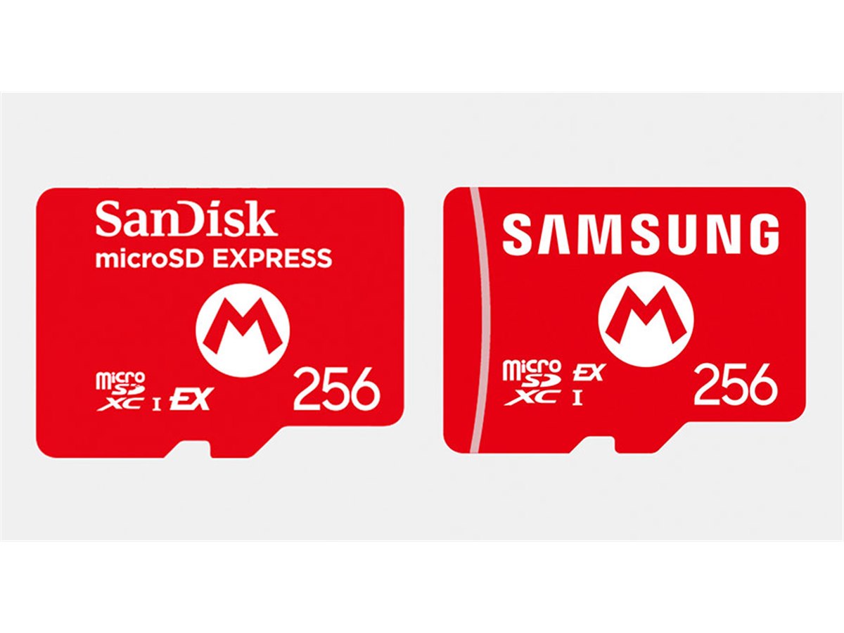 任天堂ライセンス商品の256GB microSD Expressカードを2,000円値上げ