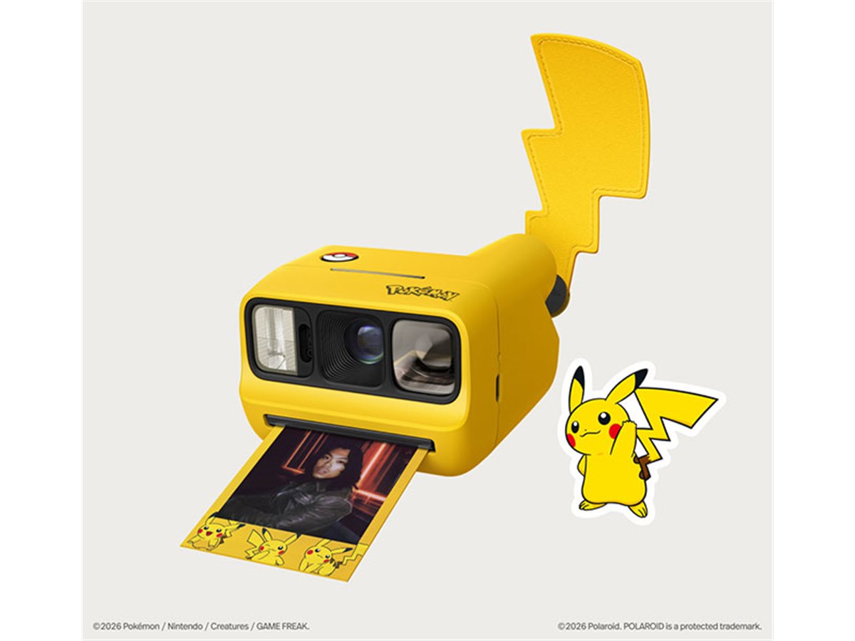 ポラロイド、ポケモンとコラボした特別デザインのインスタントカメラを