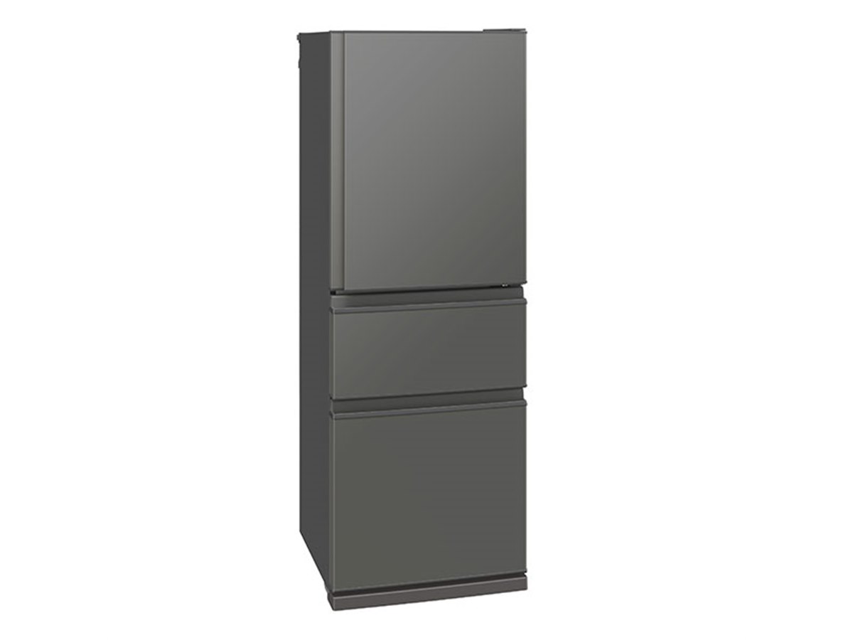 三菱電機、ちょっと低めで使いやすい330Lの3ドア冷蔵庫「MR-C33N