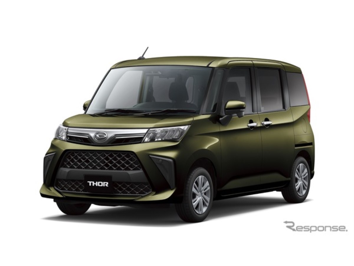 ダイハツ『トール』一部改良、新色3色追加と安全機能を強化…183万0400