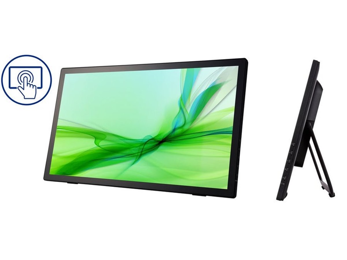 エプソン、タッチパネル対応の23.8型液晶ディスプレイ「LT24W81L