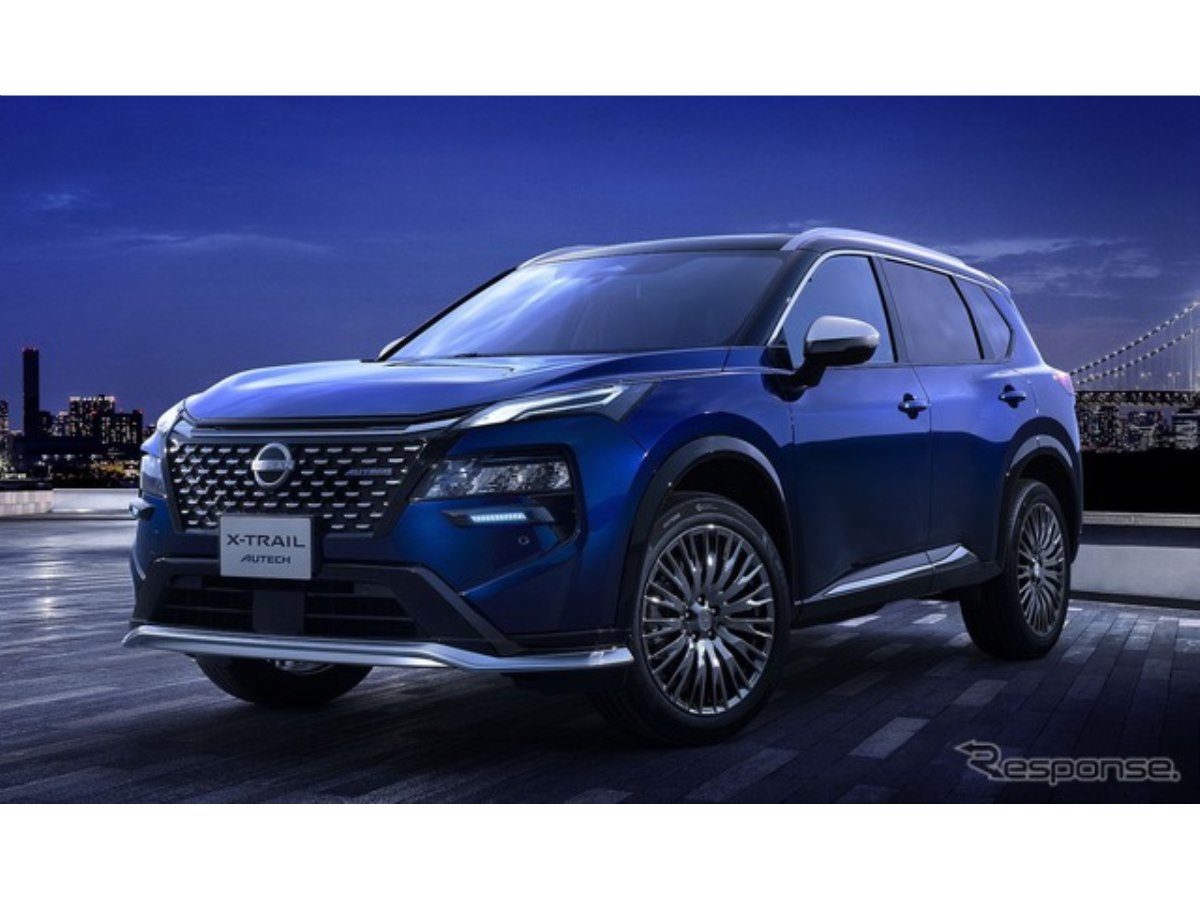 日産エクストレイル「AUTECH」仕様変更、「e-4ORCE」にNissan Connect