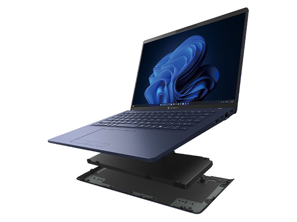 Dynabook、バッテリー交換に対応した1kg未満の軽量14型モバイルノート