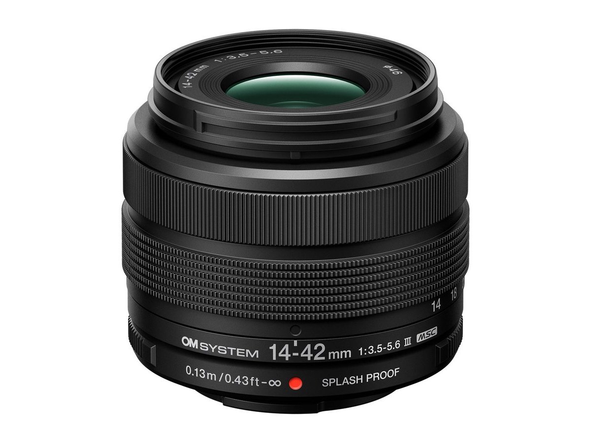 レンズ(ズーム) M.ZUIKO DIGITAL 14-42mm 3.5-5.6 #342b OMデジタル、小型軽量ながら防塵防滴に対応した標準ズームレンズ「M