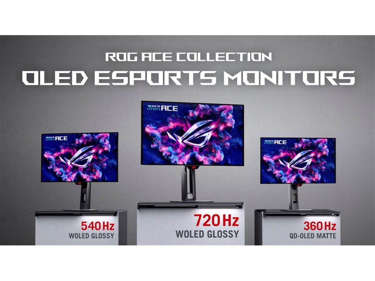 ASUS、競技シーン特化型のゲーミングデバイスシリーズ「ROG Ace