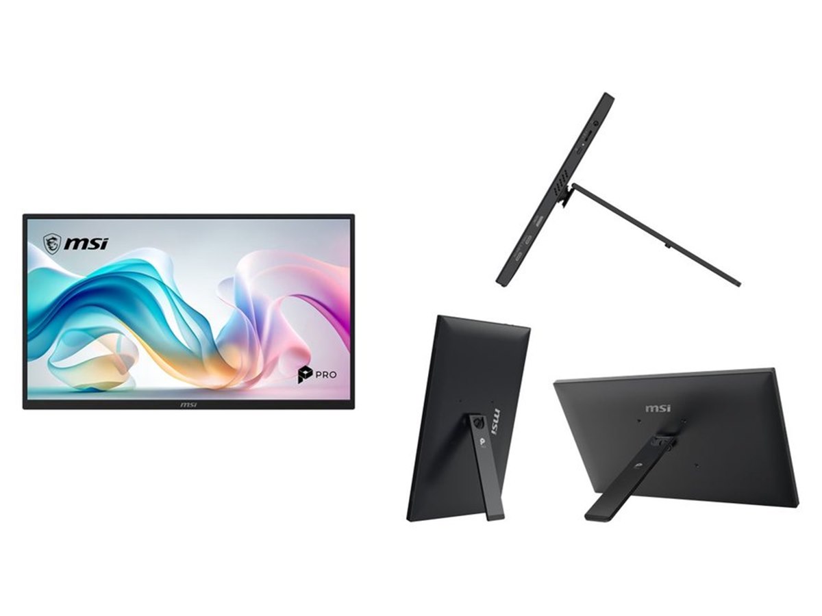 MSI、10点マルチタッチ対応の15.6型モバイルモニター「PRO MP161E6T