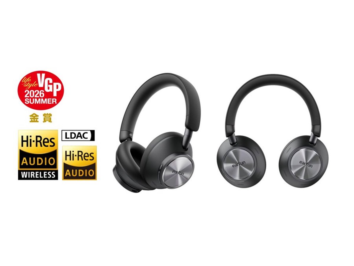 EarFun Wave Pro ワイヤレスヘッドホン EarFun、独自開発デュアルドライバー搭載の密閉型ワイヤレスヘッドホン