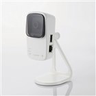 エレコム、外出先からスマホで確認できる簡単ネットワークカメラ