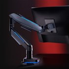 ゲーミングモニター＆モニターアーム iiyama、スプリングメカニズムを採用したゲーミングモニターアーム