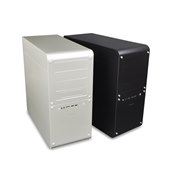 abee smart SME-JO2R-S シルバー ミニタワー ASCII.jp：アビーから静音設計のアルミ製PCケースにATXとMicroモデル