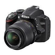 Nikon - 【中古】(ニコン) Nikon D3200+AF-S DX18-55/3.5-5.6G VR ブラック 中古】(ニコン) Nikon D3200+AF-S DX18-55/3.5-5.6G VR ブラック