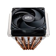 クーラーマスター、ヒートパイプ台座採用のコンパクトCPUクーラー