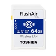 東芝 - FlashAir 64GB 東芝 東芝、64GBモデルも追加した無線LAN搭載SDカード「FlashAir W-04