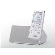 展示品　未使用　SONY ICZ-R110  ポータブルラジオ　ICレコーダー ソニー、ラジオ録音対応でスピーカークレードル付きのポータブル