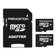 プリンストン、Class 4に対応したmicroSDの1GB/2GBモデル