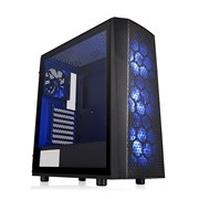 Thermaltake�A�}�U�[�{�[�hLED�Ɠ����\��RGB�t�@���𓋍ڂ����~�h���^���[�^PC�P�[�X