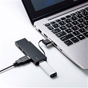 �T�����A�P�[�u�������[�ł���USB 2.0�n�u�uUSB-2H416�v