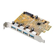 �A�C�E�I�[�AUSB 3.1 Gen 1�[�q�𑝐݂ł���C���^�[�t�F�C�X�J�[�h�uUS3-4PEXR�v