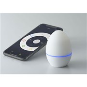 キングジム、家電のリモコンを1つにまとめられるスマートリモコン「エッグ」