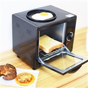 トーストにプラス1品、目玉焼きも焼ける「お一人様モーニングトースター」