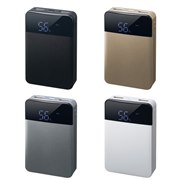 グリーンハウス、残量表示付きの10000mAhモバイルバッテリー