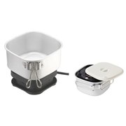 ヤザワ、240Vにも対応する電圧切替えスイッチ付き「トラベルクッカー」